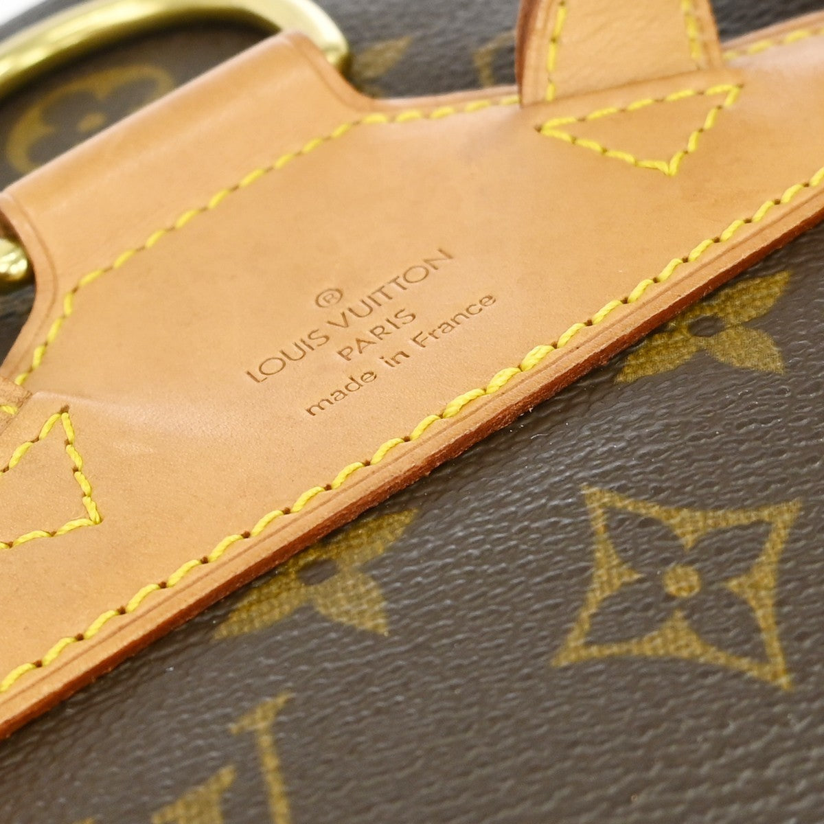 Louis Vuitton Vintage Montsouris Monogram Canvas, Brown, Canvas, Backpack