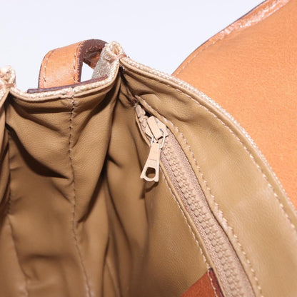 Celine Macadam Canvas, Beige, Canvas, Shoulder Bag