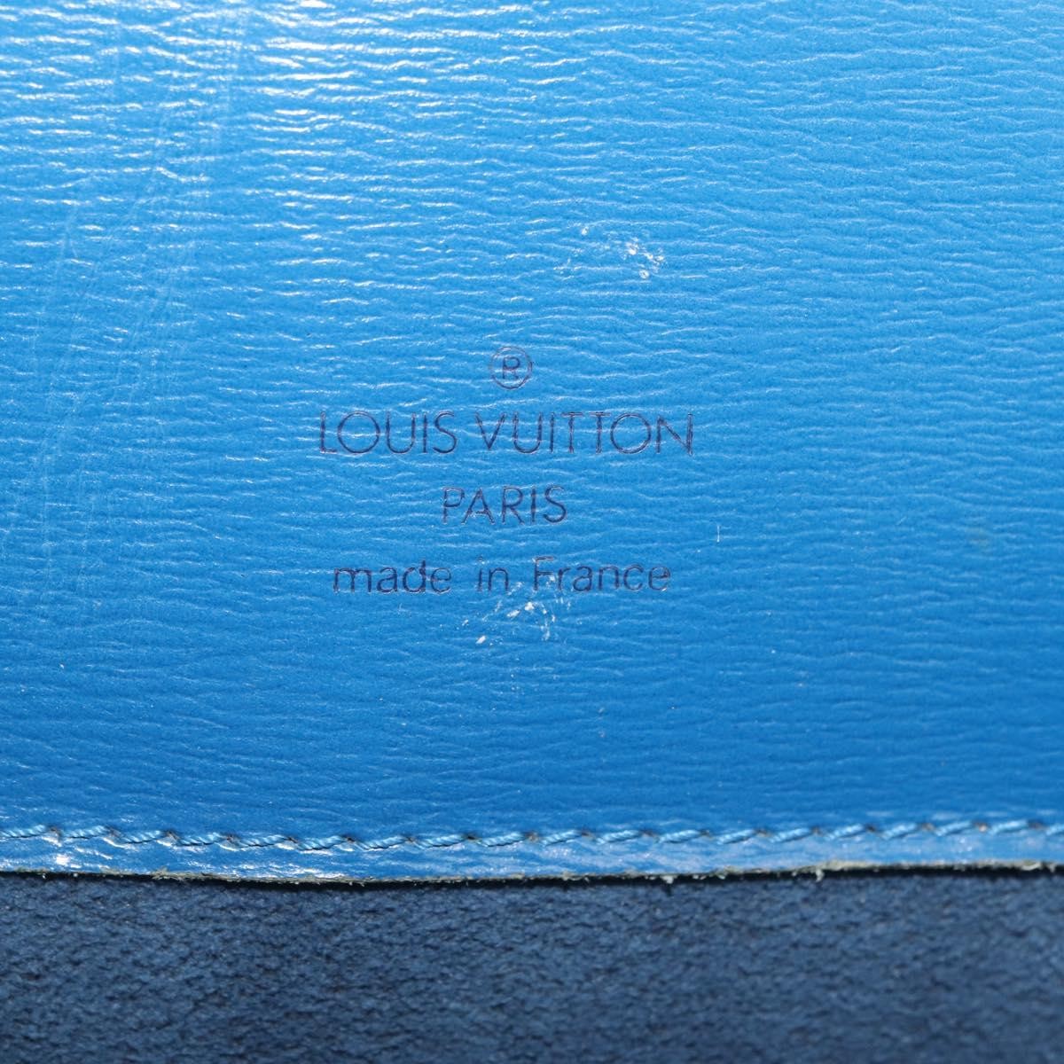 Louis Vuitton Cluny Epi Leather, Blue, Leather, Shoulder Bag