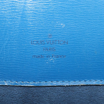 Louis Vuitton Cluny Epi Leather, Blue, Leather, Shoulder Bag