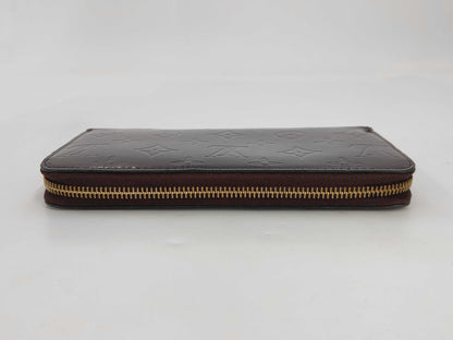 Louis Vuitton Zippy Organizer Epi Leather, Burgundy, Leather, Wallet