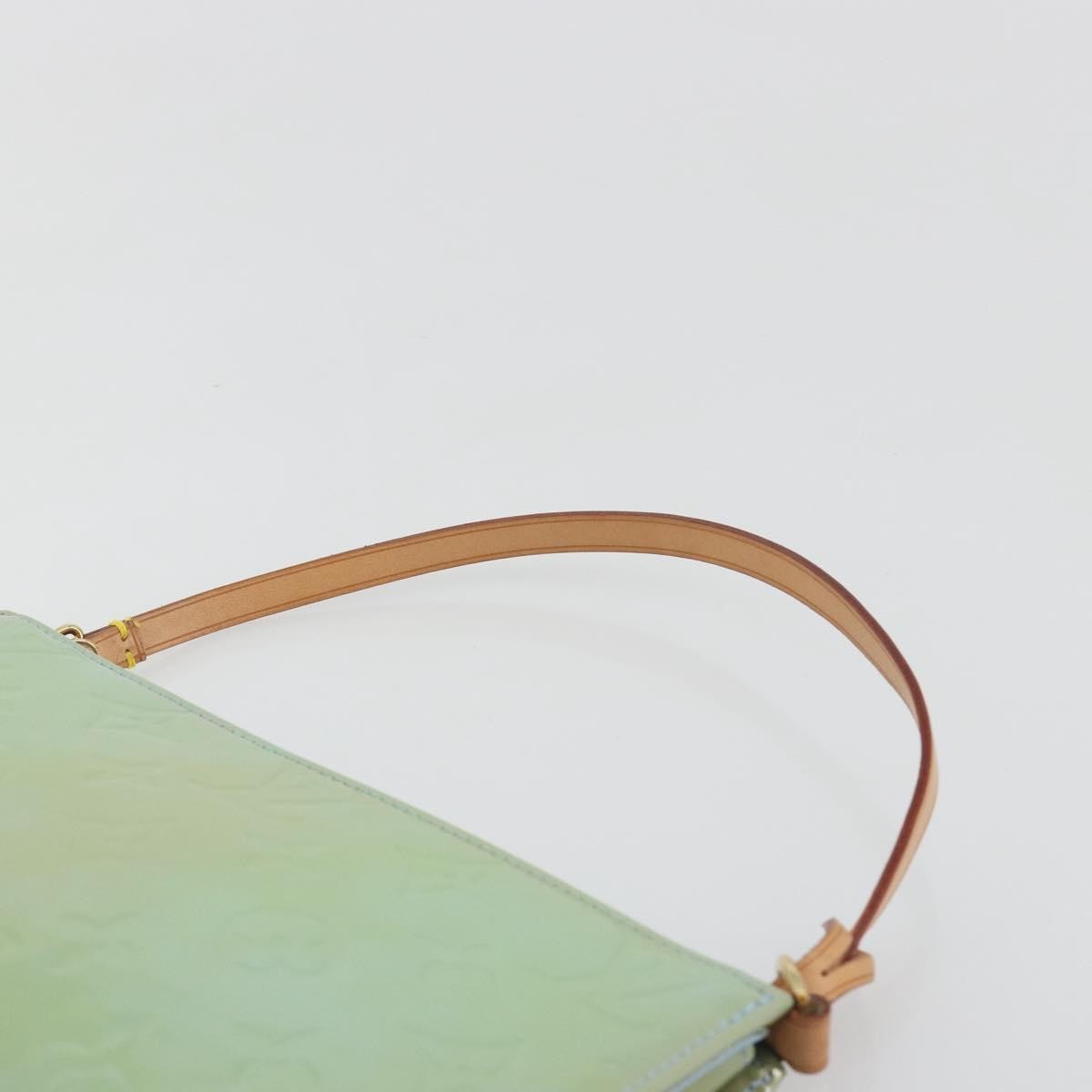 Louis Vuitton Lexington Pochette Monogram Vernis, Blue, Patent Leather, Clutch