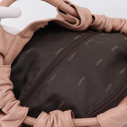 Loewe Anagram Logo Nappa Aire Hand Leather, Pink, Leather, Handbag