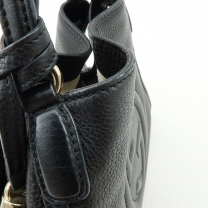 Gucci Soho Leather, Black, Leather, Shoulder Bag