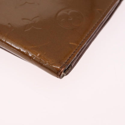 Louis Vuitton Walker Monogram Vernis, Brown, Patent Leather, Wallet