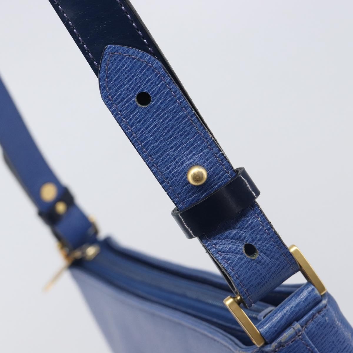 Burberry Shoulder Leather, Blue, Leather, Shoulder Bag