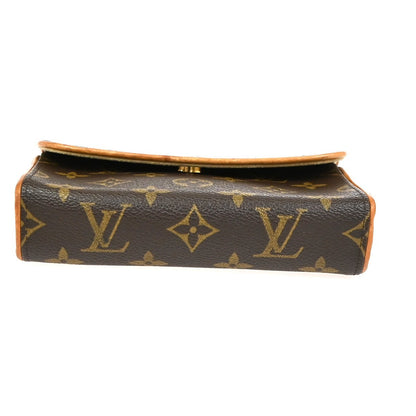 Louis Vuitton Florentine Waist Monogram Canvas, Brown, Canvas, Clutch