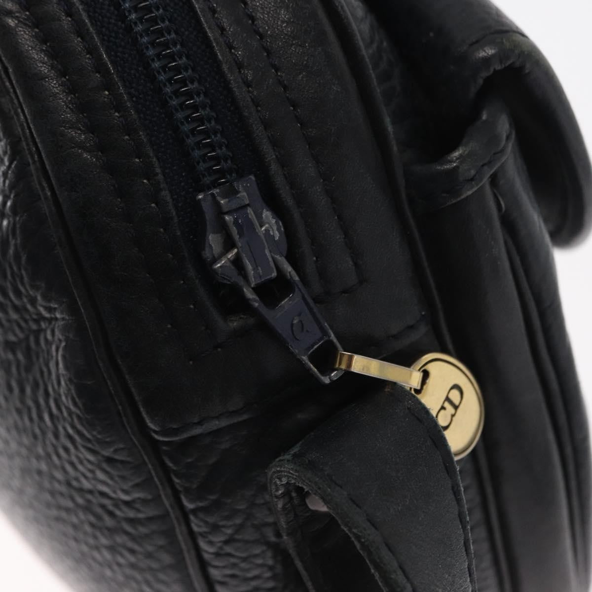 Christian Dior Vintage Leather, Navy, Leather, Shoulder Bag