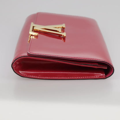 Louis Vuitton Louise Clutch Patent, Pink, Patent Leather, Clutch