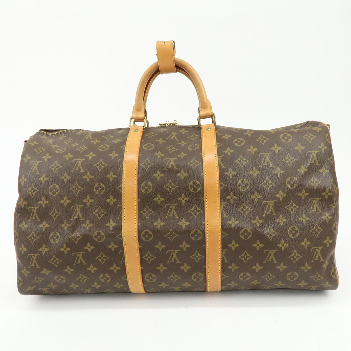 Louis Vuitton Keepall Bandouliere Monogram Canvas, Brown, Canvas, Travel Bag