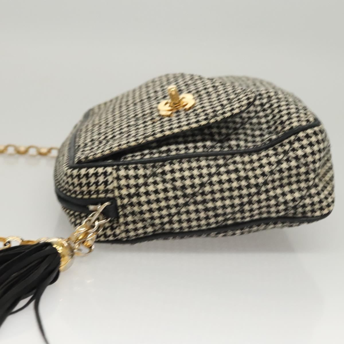 Chanel Vintage Front Pocket Camera Canvas, White, Canvas, Shoulder Bag