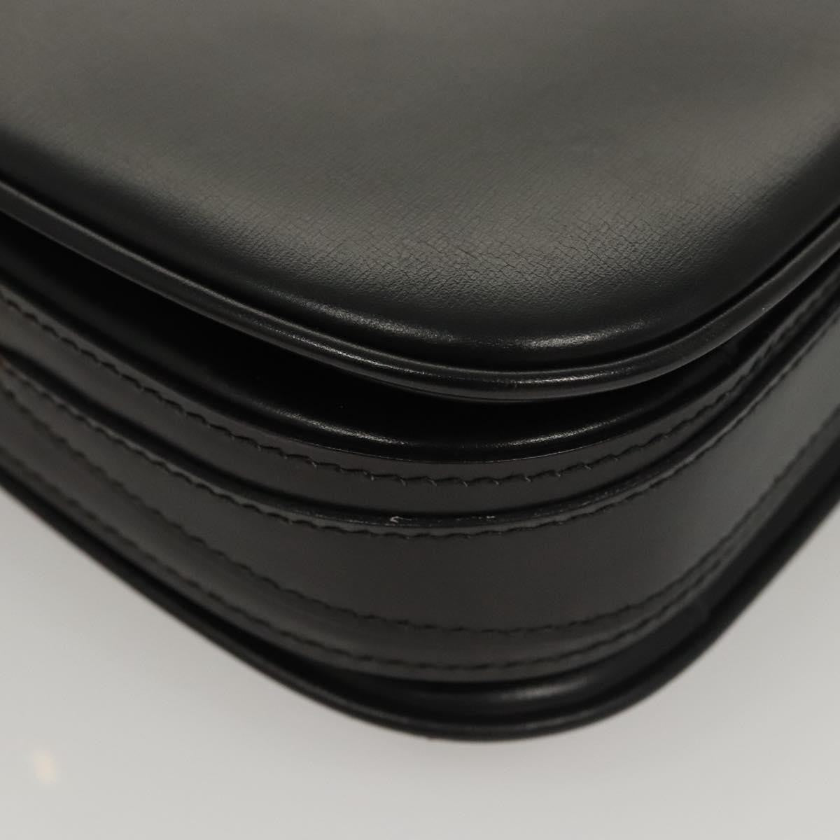 Bally Vintage Leather, Black, Leather, Shoulder Bag