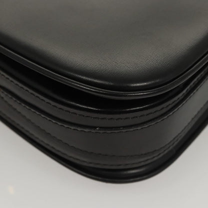 Bally Vintage Leather, Black, Leather, Shoulder Bag