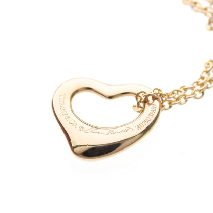 Tiffany & Co. Elsa Peretti Open Heart Pendant 18K Yellow Gold, Gold, Pink Gold, Necklace