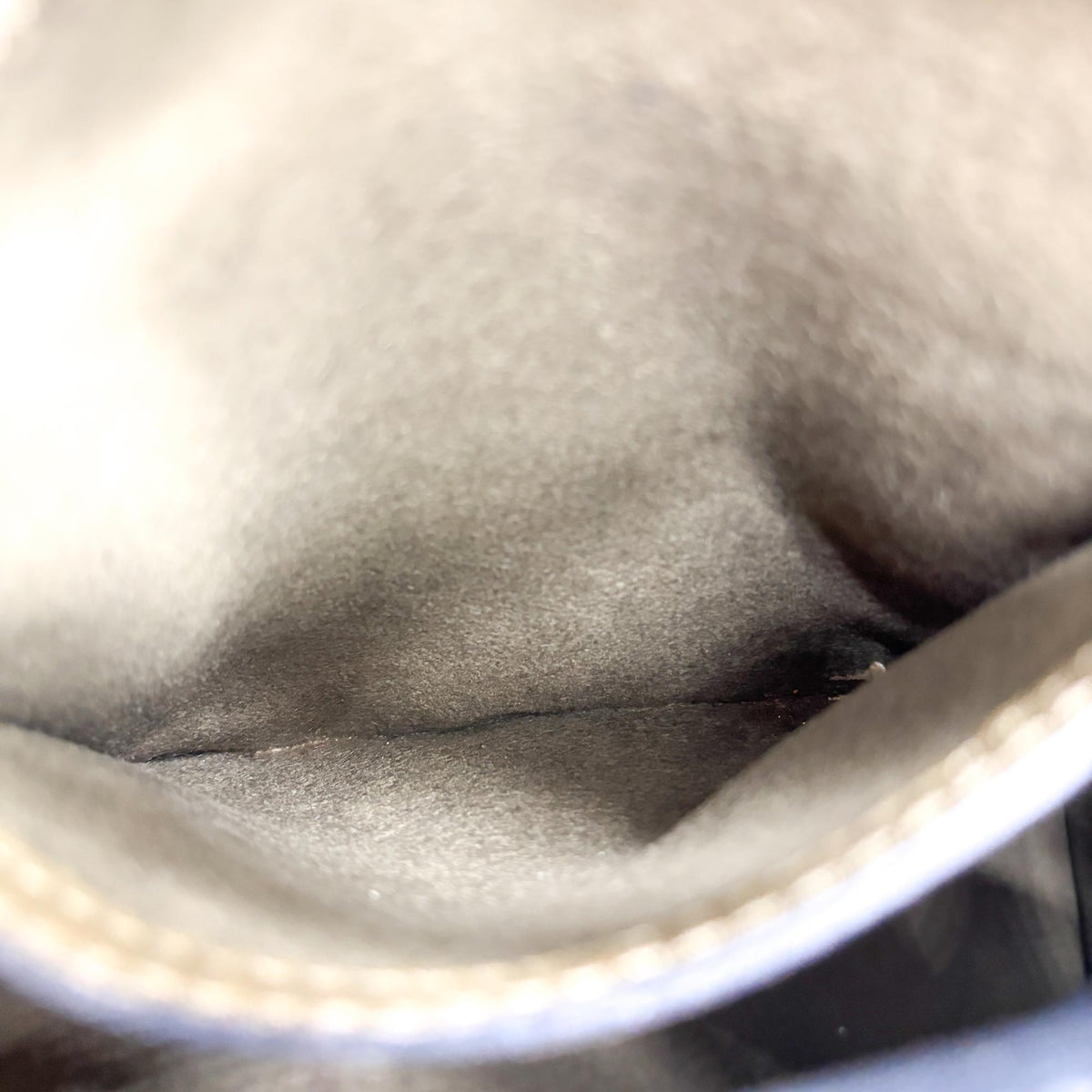 Celine Luggage Smooth Leather, Khaki, Leather, Handbag
