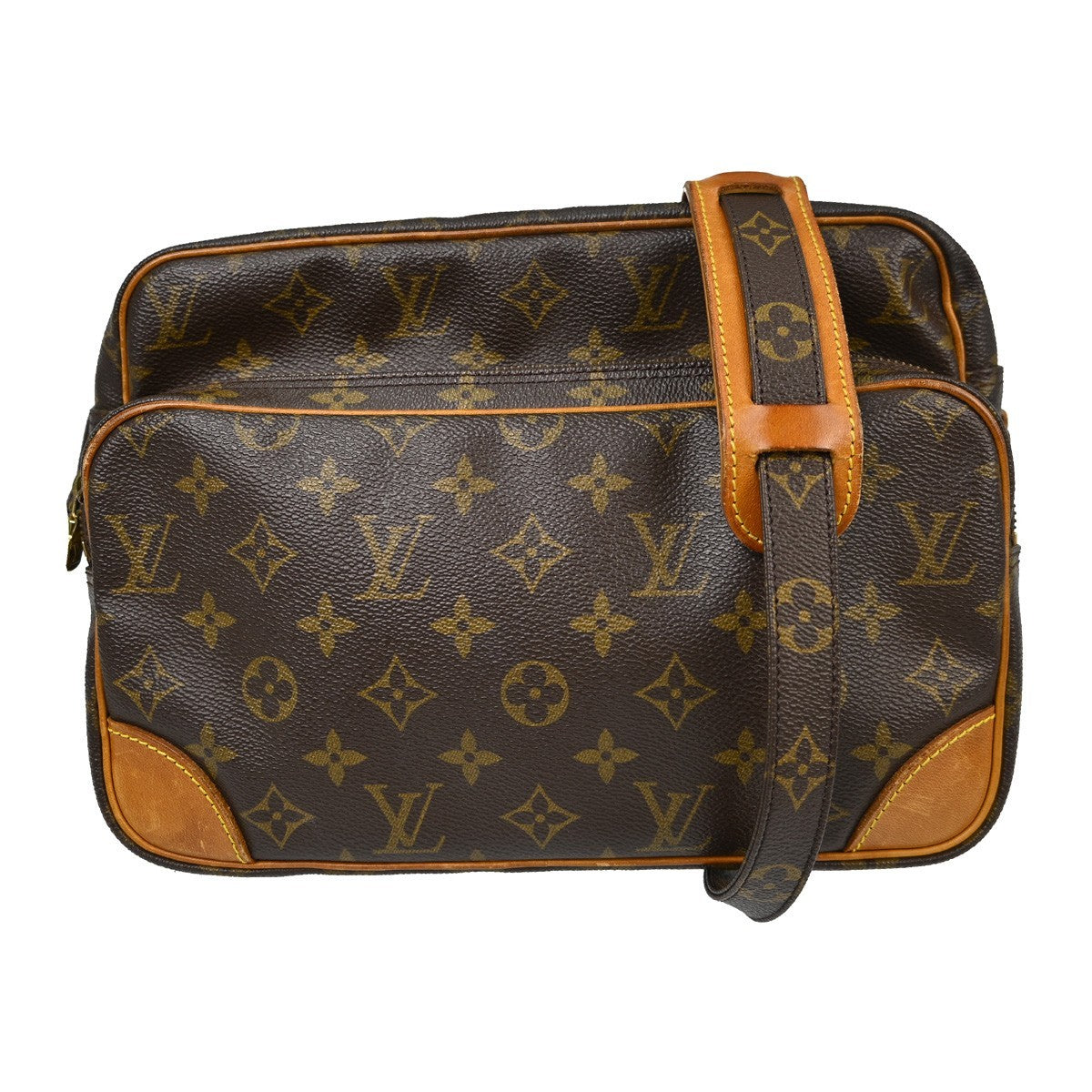 Louis Vuitton Nil Messenger Monogram Canvas, Brown, Canvas, Shoulder Bag