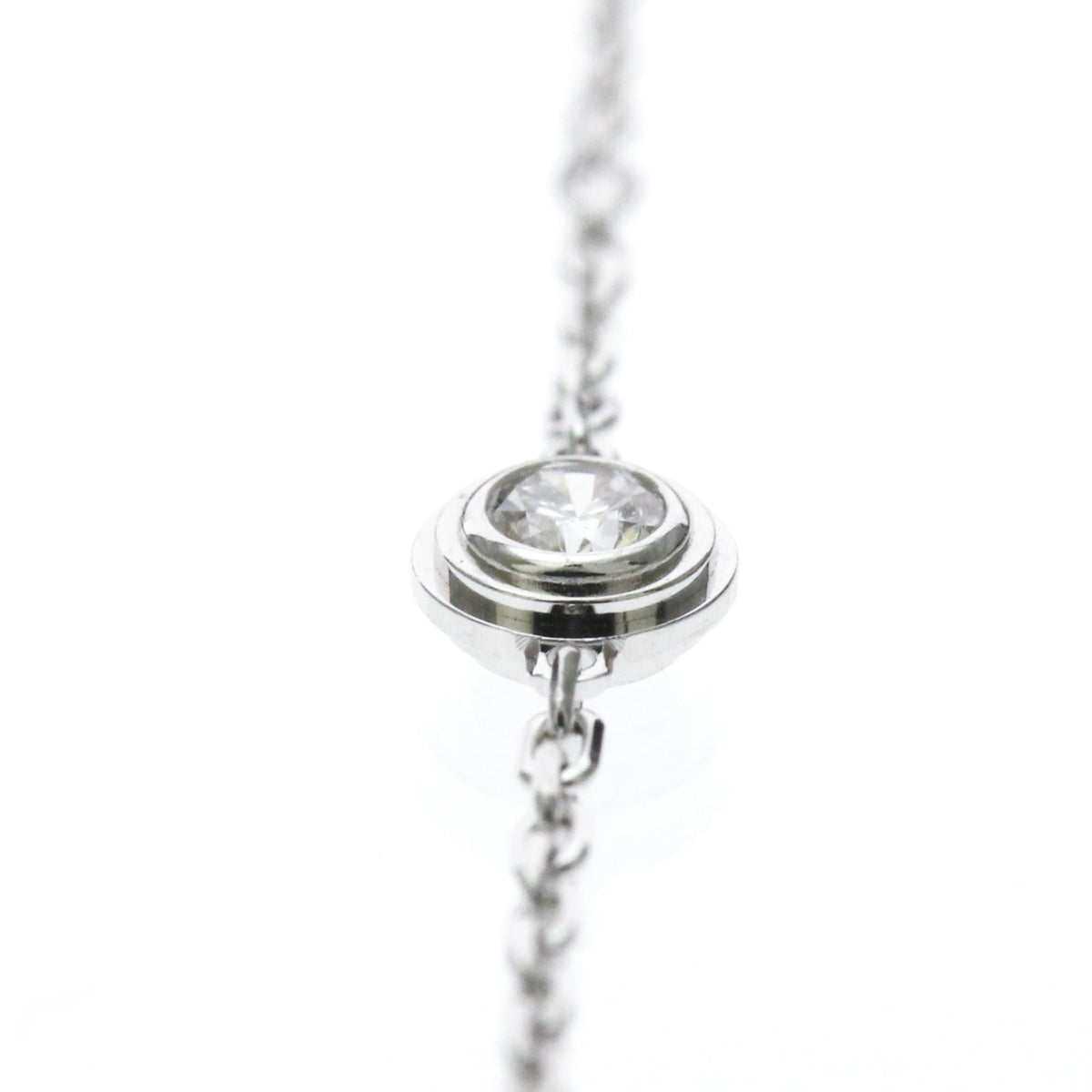 Cartier D'Amour 18K White Gold and Diamond, Silver, White Gold, Bracelet