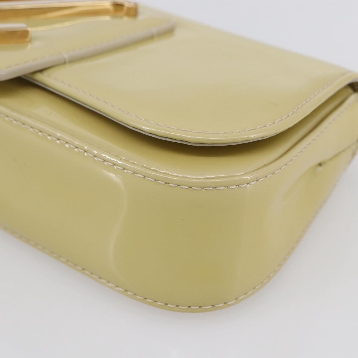 Louis Vuitton Sobe Clutch Patent, Beige, Patent Leather, Clutch