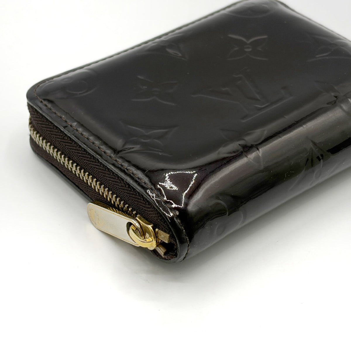 Louis Vuitton Zippy Coin Purse Vernis, Burgundy, Patent Leather, Wallet