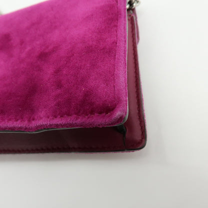 Gucci Dionysus Velvet, Purple, Velvet, Handbag