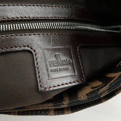 Fendi Vintage Zucca Canvas, Brown, Canvas, Tote Bag