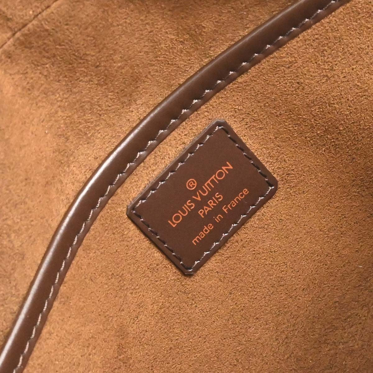 Louis Vuitton Pochette Saint Louis Damier Ebene, Brown, Canvas, Clutch