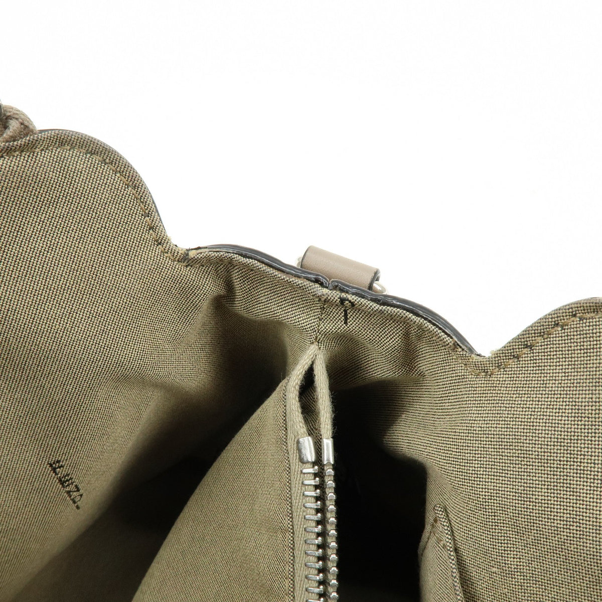 Fendi By The Way Satchel Leather, Beige, Leather, Handbag