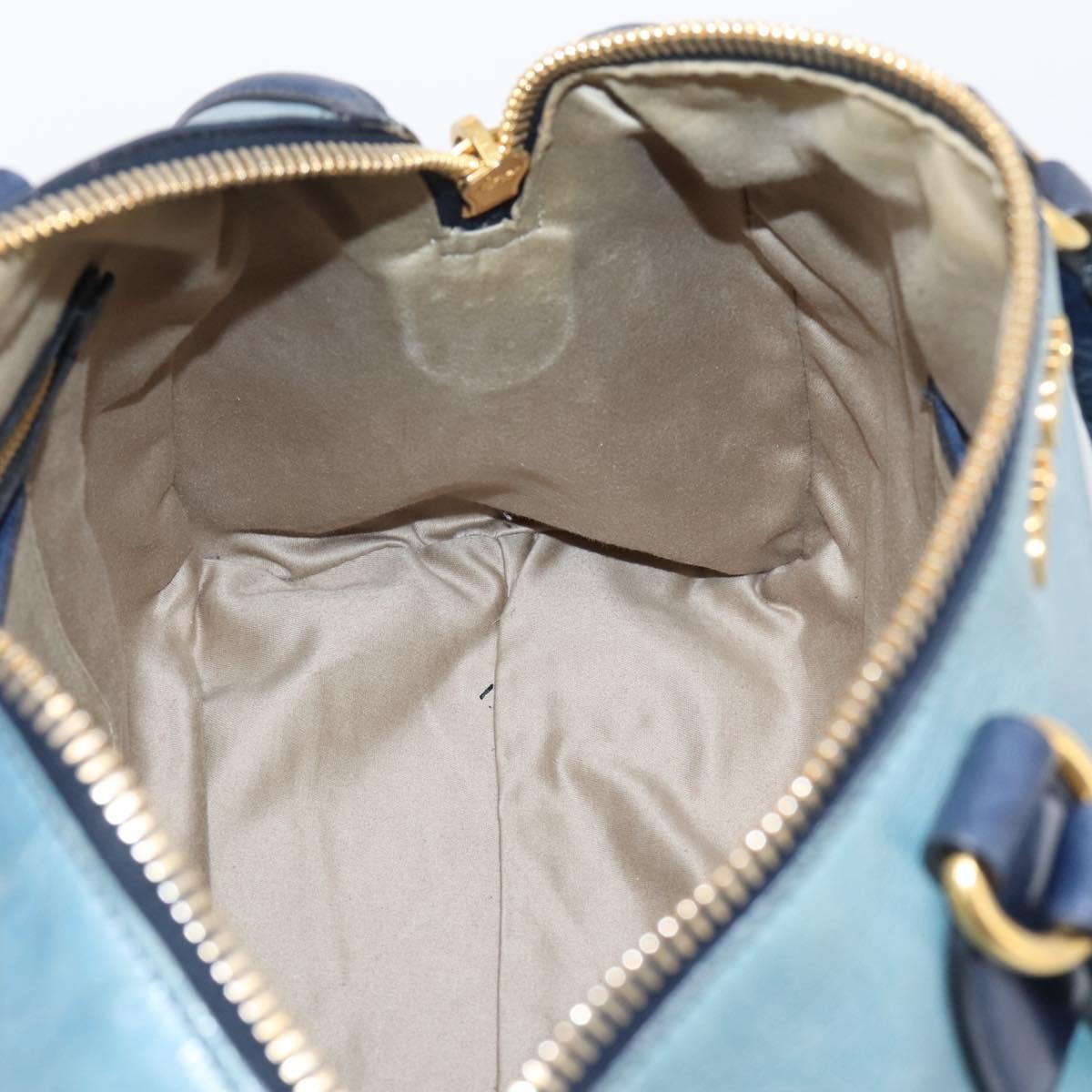 Miu Miu Beau Top Handle Leather, Navy, Leather, Handbag