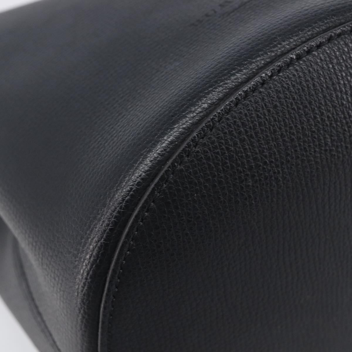 Burberry Lorne Bucket Leather, Black, Leather, Handbag