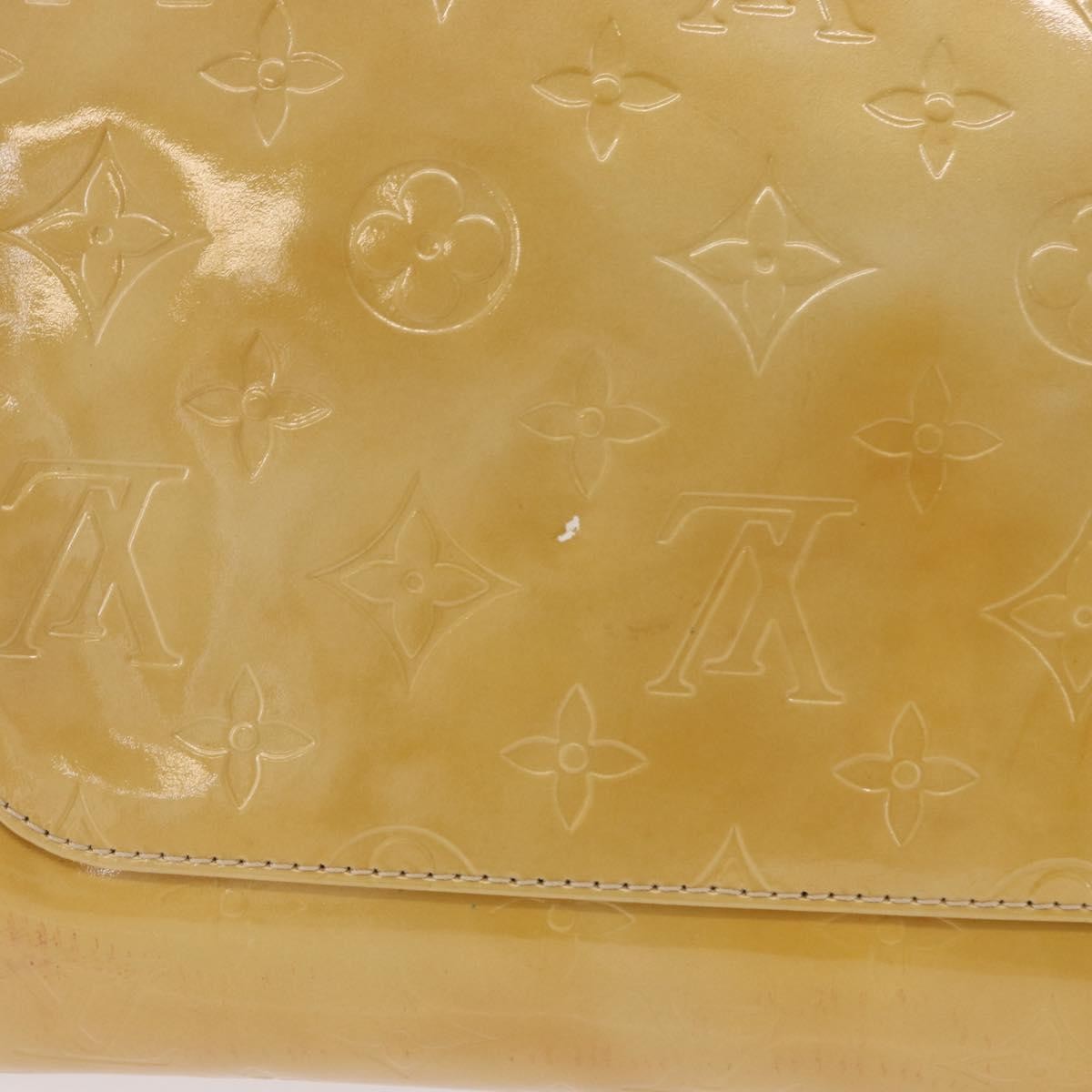 Louis Vuitton Thompson Street Monogram Vernis, Yellow, Patent Leather, Shoulder Bag