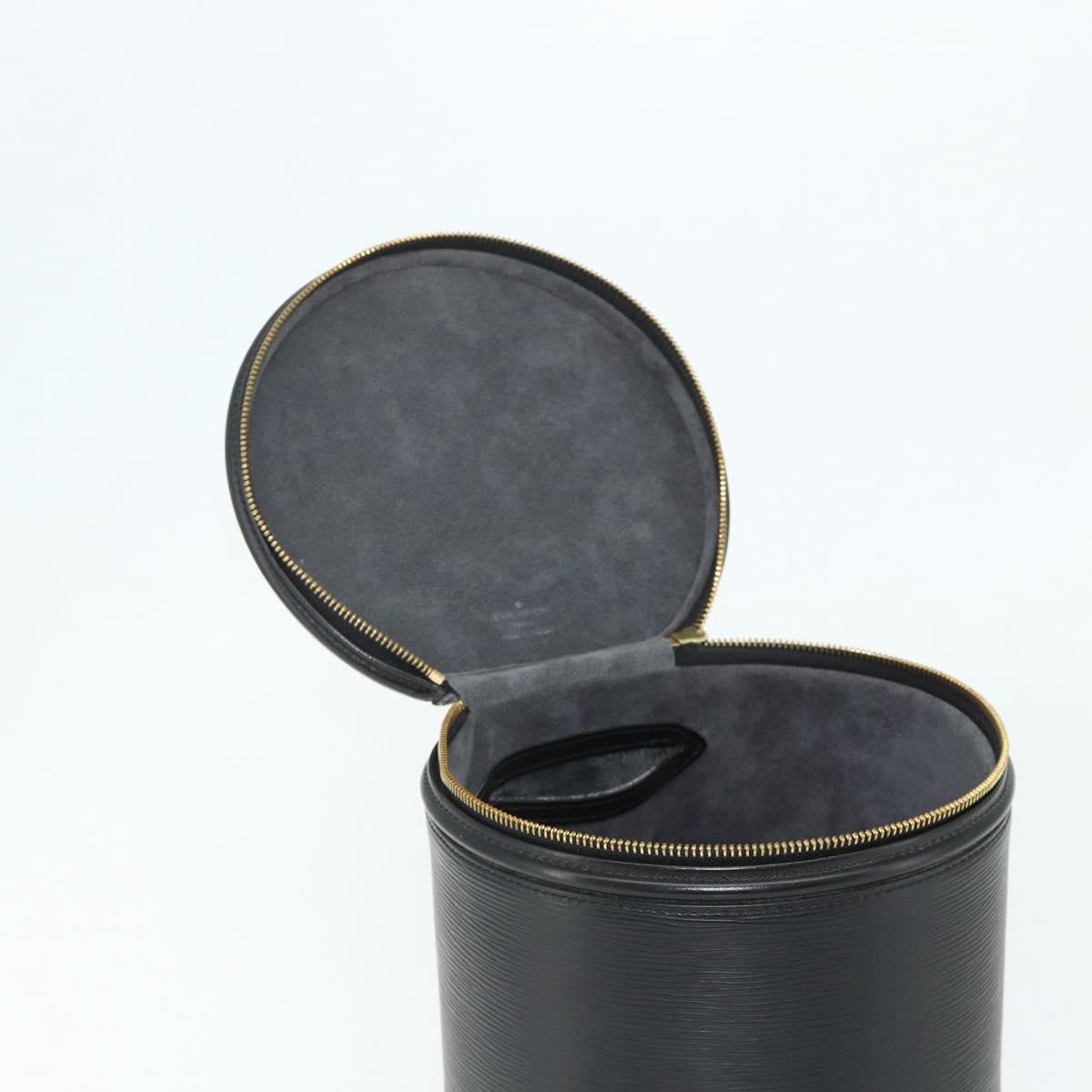 Louis Vuitton Cannes Epi Leather, Black, Leather, Handbag