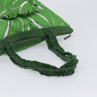 Miu Miu Vintage Nylon, Green, Nylon, Handbag