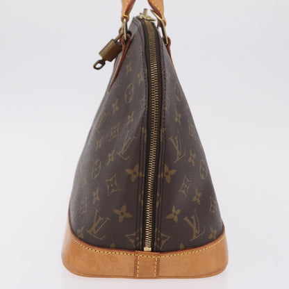 Louis Vuitton Alma Monogram Canvas, Brown, Canvas, Handbag
