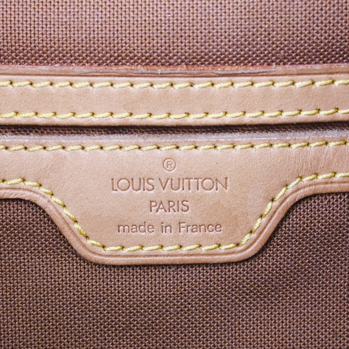 Louis Vuitton Vintage Montsouris Monogram Canvas, Brown, Canvas, Backpack