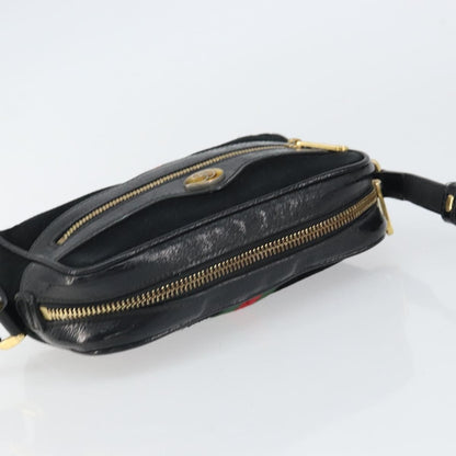 Gucci Ophidia Suede, Black, Suede, Shoulder Bag