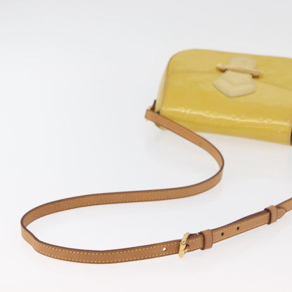 Louis Vuitton Bellflower Monogram Vernis, Yellow, Patent Leather, Shoulder Bag