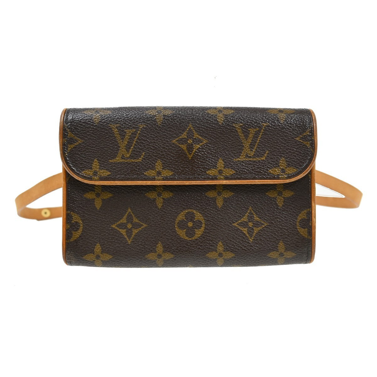 Louis Vuitton Florentine Waist Monogram Canvas, Brown, Canvas, Clutch