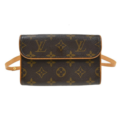 Louis Vuitton Florentine Waist Monogram Canvas, Brown, Canvas, Clutch