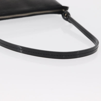 Louis Vuitton Pochette Accessoires NM Electric Epi Leather, Black, Leather, Clutch