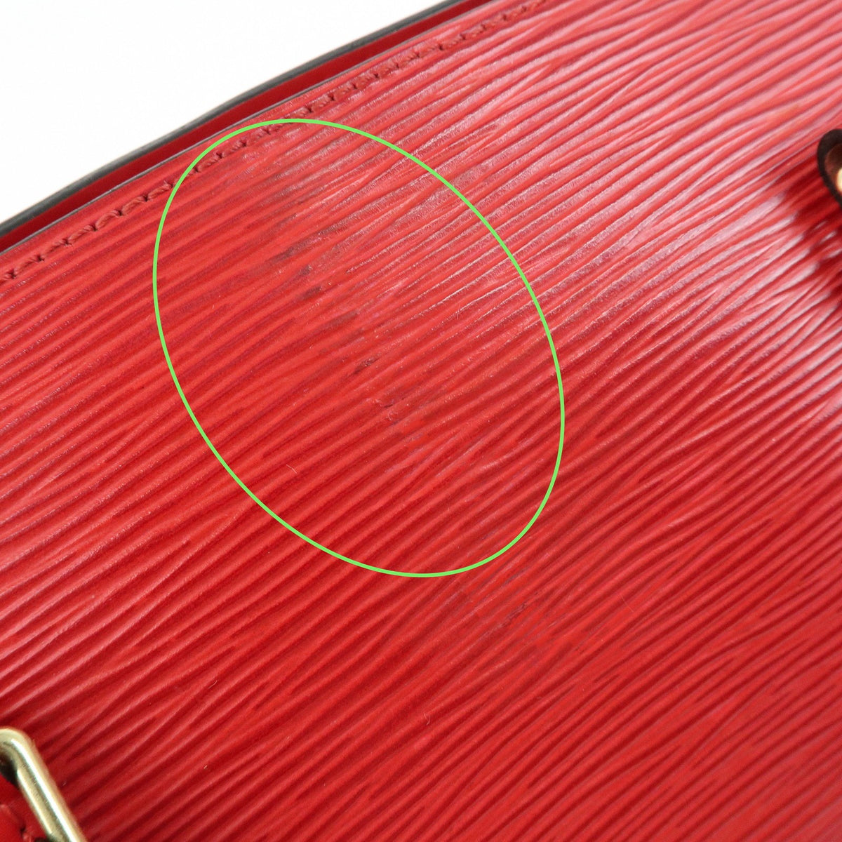 Louis Vuitton Soufflot Epi Leather, Red, Leather, Tote Bag