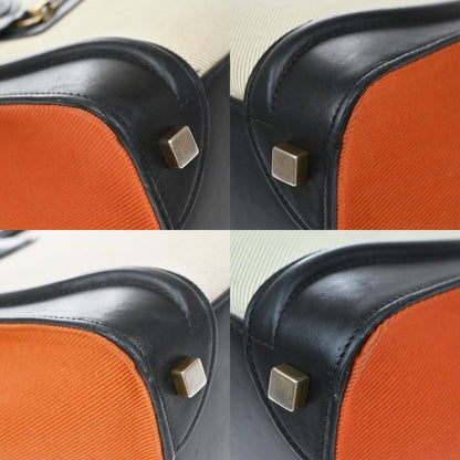 Celine Tricolor Luggage Canvas and Leather, Multicolour, Canvas, Handbag