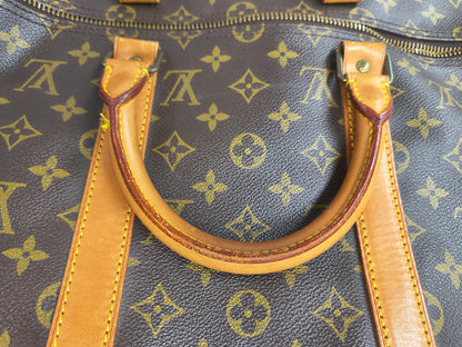 Louis Vuitton Keepall Bandouliere Monogram Canvas, Brown, Canvas, Travel Bag