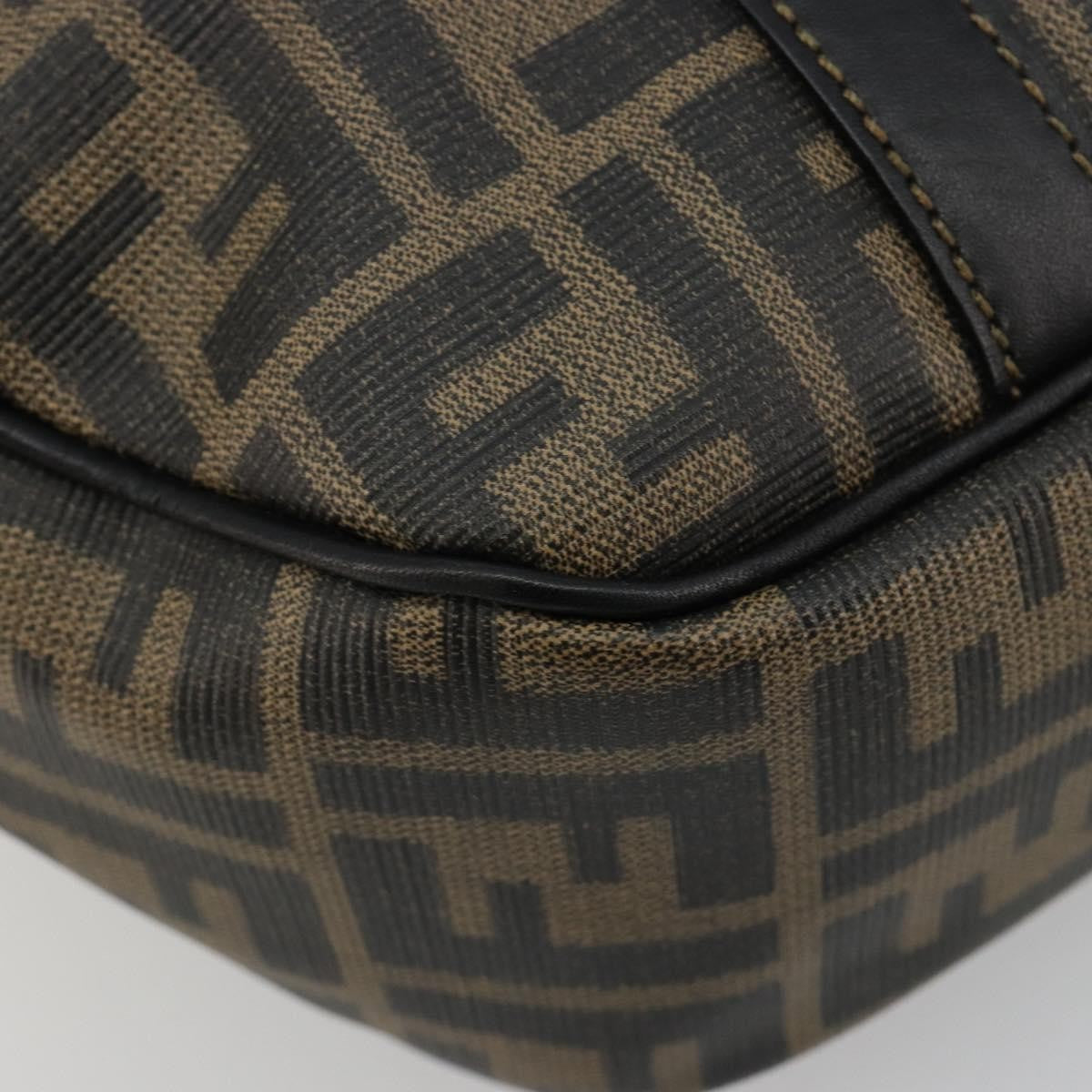 Fendi Vintage Zucca Canvas, Brown, Canvas, Tote Bag