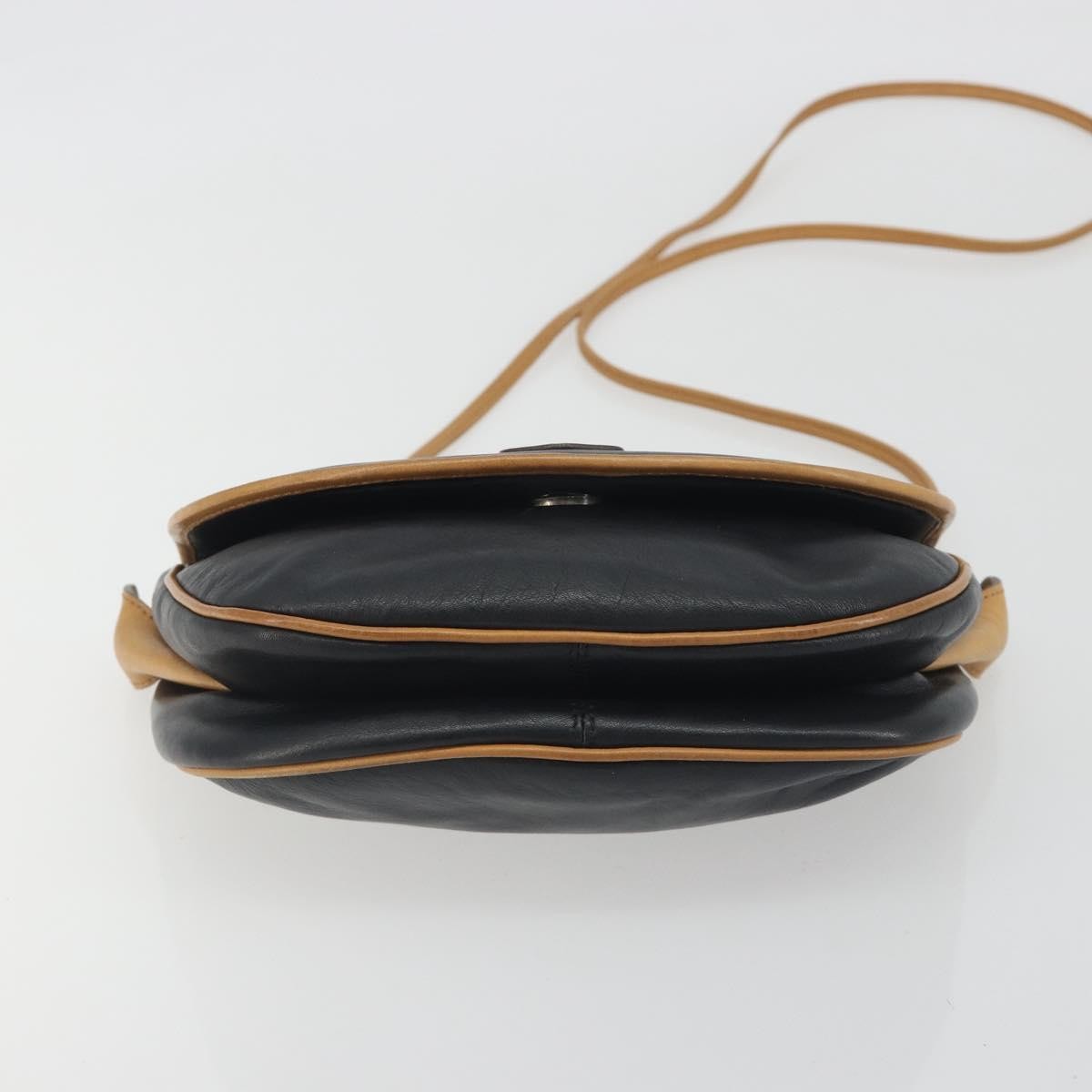 Celine Vintage Leather, Black, Leather, Shoulder Bag