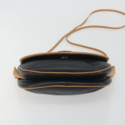 Celine Vintage Leather, Black, Leather, Shoulder Bag