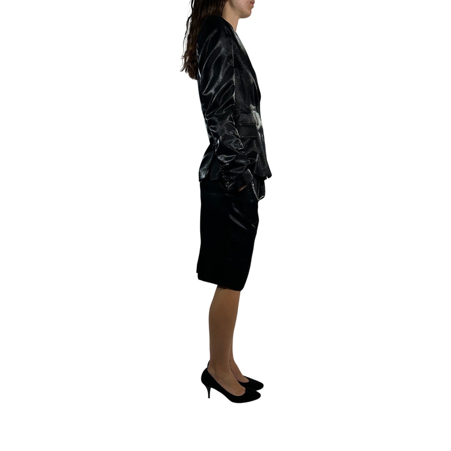 ROBERTO CAVALLI Blazer and Skirt Suit Set