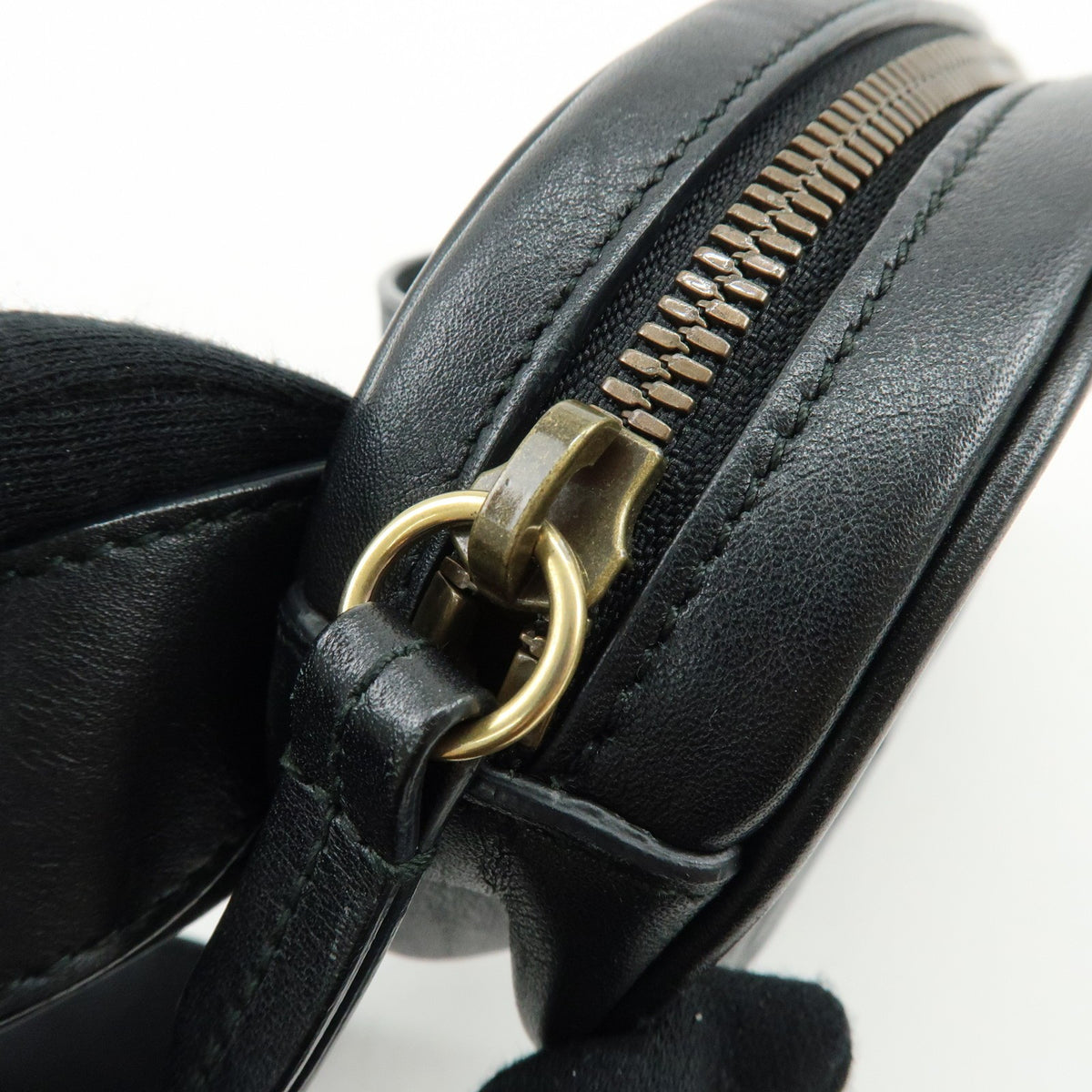 Gucci GG Marmont Belt Matelasse Leather, Black, Leather, Handbag