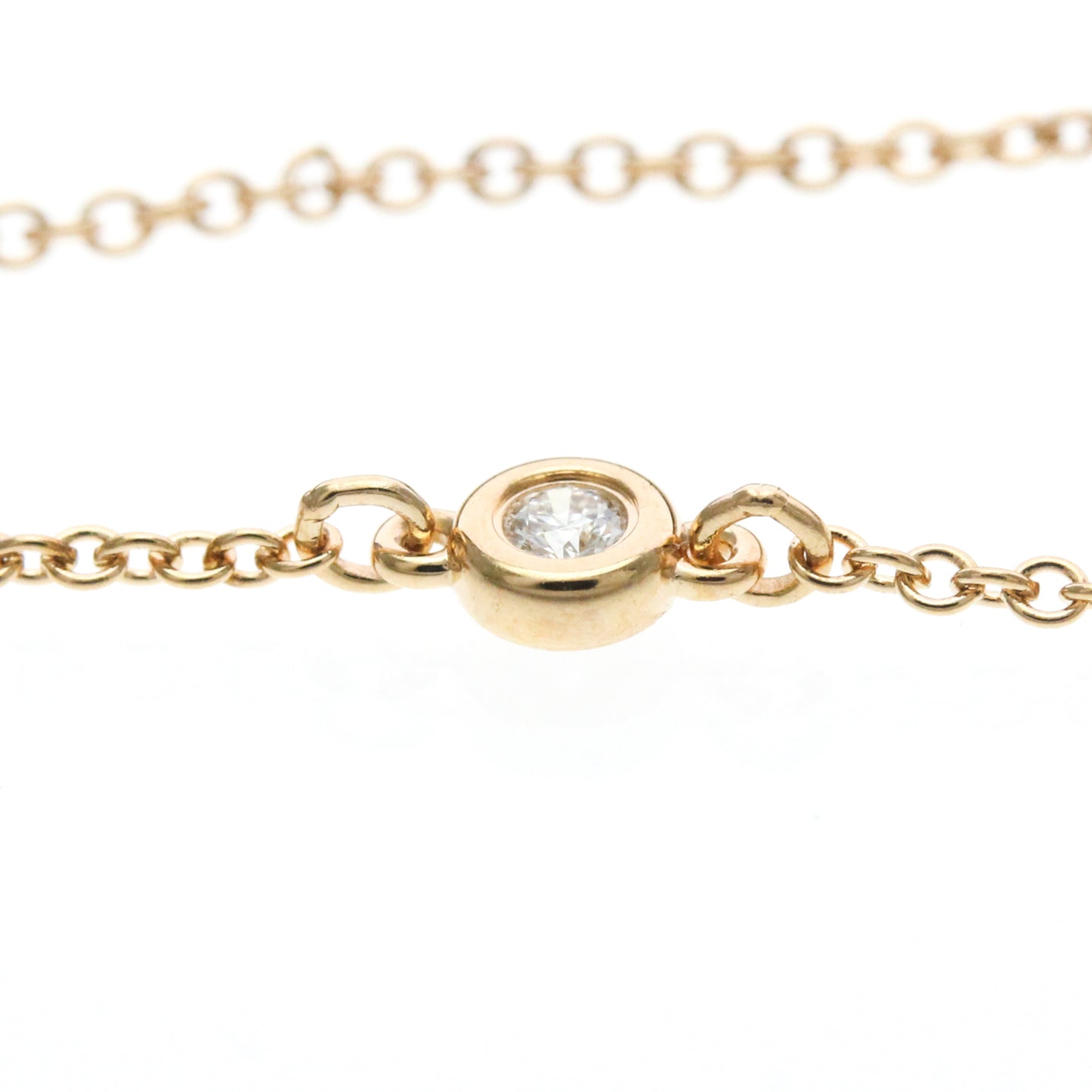 Tiffany & Co. Peretti Diamonds By The Yard 18K Rose Gold with Diamond, Gold, Pink Gold, Bracelet