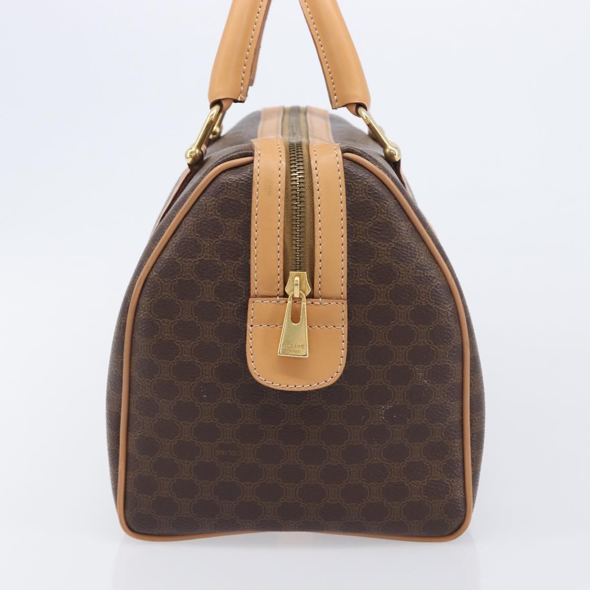 Celine Handbag Canvas, Brown, Canvas, Handbag