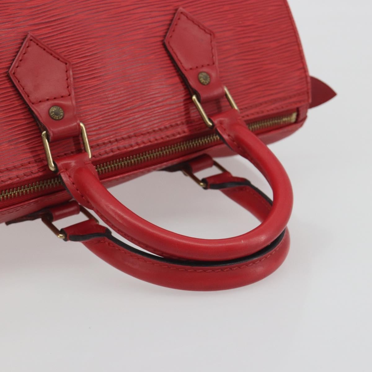 Louis Vuitton Speedy Epi Leather, Red, Leather, Handbag